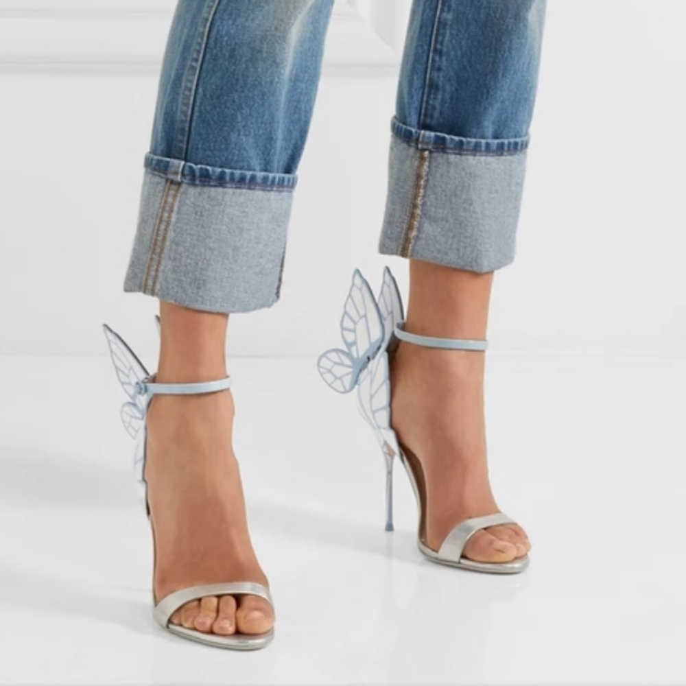 SOPHIA WEBSTER "CHIARA" ICE BRIDAL SANDALS - Picture 9 of 10